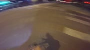 Biker Flips off old lady,..