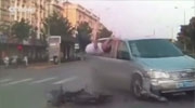 Cyclist Gets Smashed By A Car