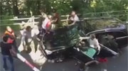 Longer Footage Of The Car Attack And Some Retribution At The Swiss Rally