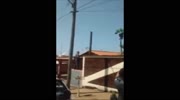 Agile Thief Surounded On A Roof Gives Police The Slip