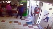 Robber Meets Instant Justice Outside The Store He Just Robbed