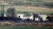 Missile Fired Straight Into A Wall Where A Group Of Soldiers Are Gathered