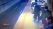 Man Jumps Onto The Subway Tracks Right Before The Train Pulls In