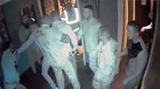 Doorman Gets Stabbed In The Back During Nightclub Brawl