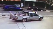 Driver Exits Vehicle And Is Immediately Knocked Down