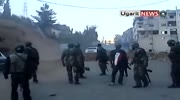 SAA armored pickup truck crashes fataly into vehicle during firefight