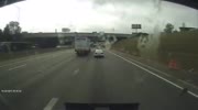 Little car proves you can run a semi off the road