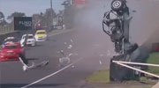 Damien Flacks Insane Crash Completely Destroys His Car