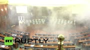 Kosovo MPs tear-gassed in Parliament, second time a week -