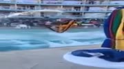 Jet Ski Triple Backflip in Swimming Pool