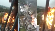 Onlooker With Balls Of Steel Films Chemical Plant Explosion In China