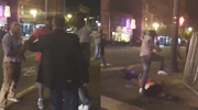 Sickening Head Kicks On Unconscious Men After Fight Breaks Out In Nashville