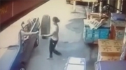 Rogue Runaway Tyre Almost Kills Girl Walking Up To A Car Window