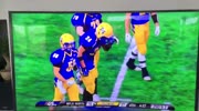 Minneapolis North Football Player Eye Pokes Another player At The State Game!