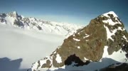 Skier loses footing, falls off cliff Caught on Go Pro