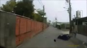 Moped Driver Catches Serious Air