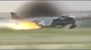 AV-8B Harrier Crashes On Runway