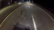 Speeding biker injures others and himself