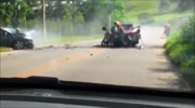 2 cars and 2 bikes collide
