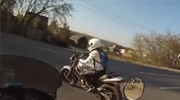 Biker Girl Makes A Very Painful Mistake