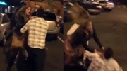 Female Gets Punched In The Face Trying To Get In A Guys Face