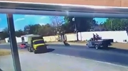Biker Comes Within An Inch Of Being Killed