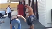 Guy gets KO after short fight