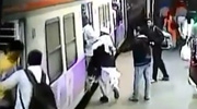 Indian Man Falls Under A Moving Train Trying To Jump On