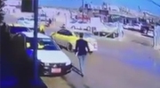 Man In A Suit Blown To Pieces As He Walks Past A Car Bomb