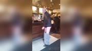 Guy SHITTING in Starbucks