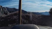 Driver Loses Control Flies Off Side Of Mountain In Car View With Screaming Driver