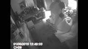 Indian woman beating her mother in law