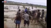 Tractor mud accident