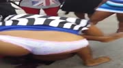 Crazy fight of black bitches
