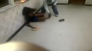 Black bitch gets her ass kicked