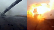 SpaceX Rocket Landing Sort Of Works But Then A Leg Breaks And It Falls Over And Explodes