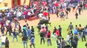 raging bulls injures 17 in Peru