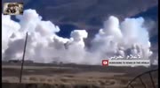 Impressive Large Scale Impact Footage Of Russian MLRS Launched By SAA