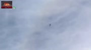 RUSSIA'S Helecopter Dropping bombs Nearby