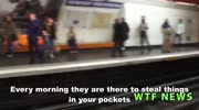 Man gets beaten and robbed in Paris subway roms pocket thieves