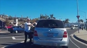 Guaranteed To Laugh At This - Mercedes Driver Road Rage Gets Instant Karma