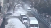 Mas Of Snow Falls From The Roof Killing Unlucky Pedestrian Below