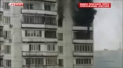 Man falls to his death from burning flat