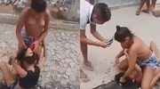 Topless Girl Beats The Hell Out Of Another Girl