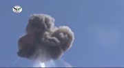 Syrian helicopter exploded in the air.