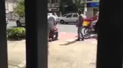 Cyclist gets beaten by drivers after arguments