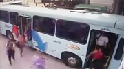 Bus Driver Runs Over A Woman Then Parks On Her To Let His Passengers Off