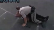 black suspect tried to flee but was tasered