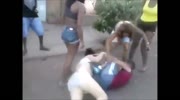 Huge brawl breaks out when guy attacks his GF