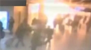 Moments Of Explosion In The Brussels Airport Today